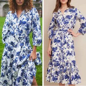 NWT Cara Cara Marlo Top & Georgica Skirt Set of 2 Even Hanging Orchids